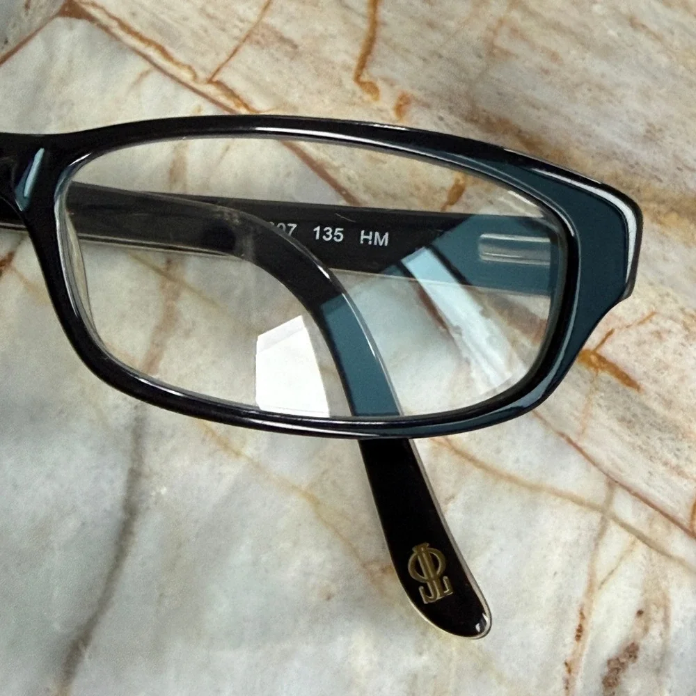 Jennifer Lopez Black Eyeglasses Frame 0807 135 HM‎ Rectangle